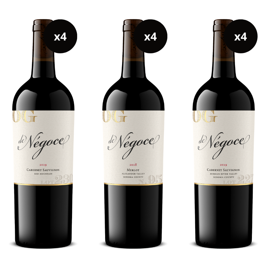 Drink/Hold/Cellar Mixed Cabernet & Merlot 12-bottle case